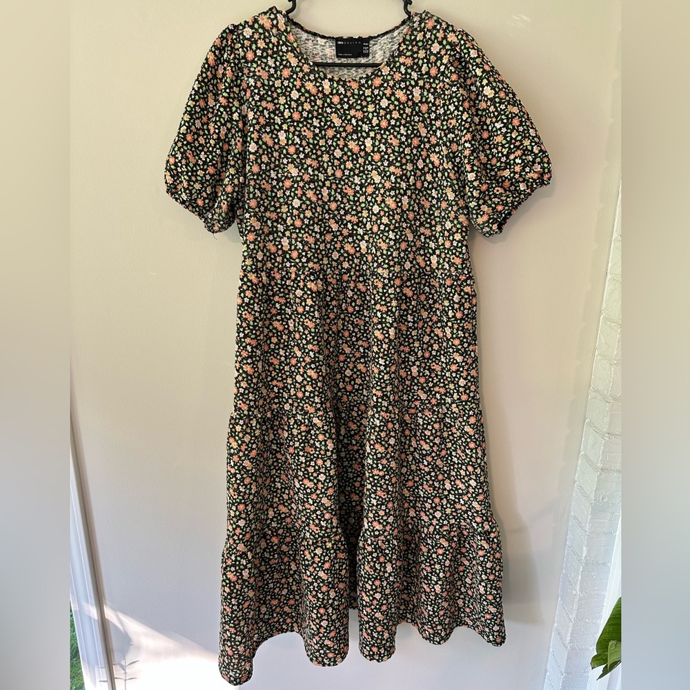 ASOS DESIGN FLORAL MAXI/MIDI - Size 12
